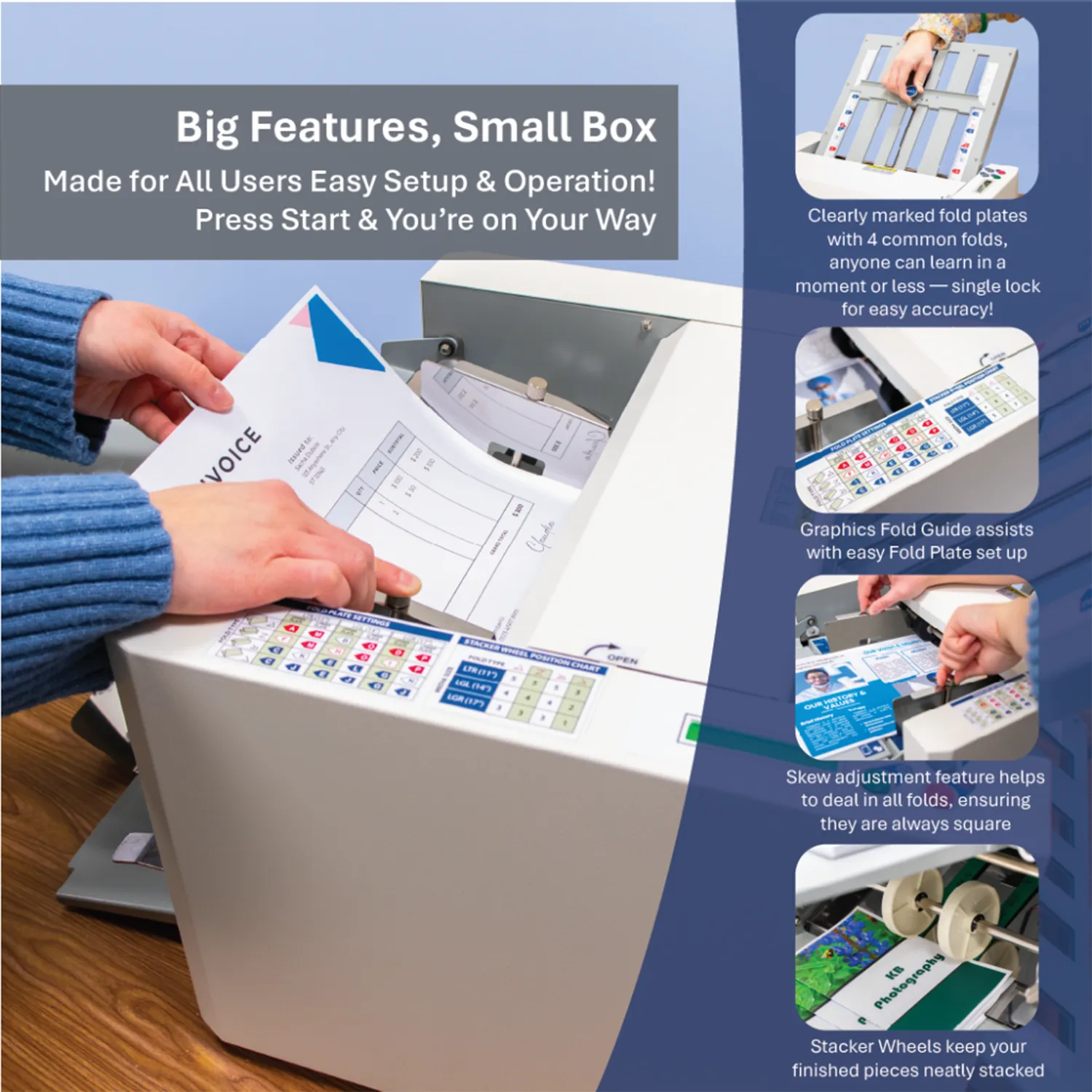 Formax FD 324 Tabletop Document Folding Machine