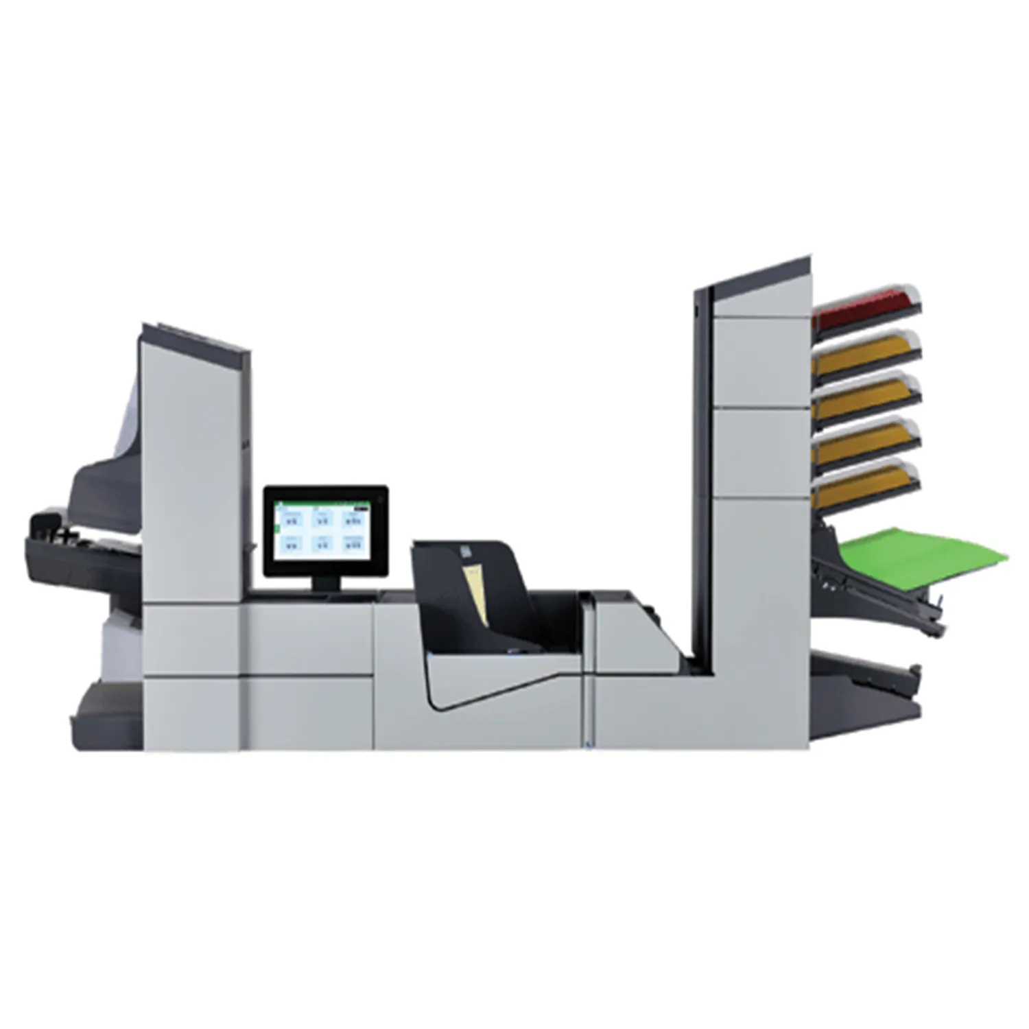 Formax 6608 Mid-Volume Folder Inserter – Five Station (4 Standard Feeders & 1 High Capacity Feeder)